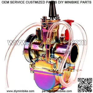 PWK Carburetor Motorcycle 4T Stroke Engine Parts Scooters Dirt Bike ATV 28 30 32 34mm with Power Racing Moto (28mm)
