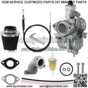 BA5-V02 VM22 Carburetor Carb Replacement for Non Hemi Predator 212cc Coleman CT200U CT200U-EX BT200X KT196 GX160 GX200 Engine Baja Warrior MB200 196cc Mini Bike Go Kart Parts