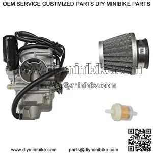 PERFORMANCE CARBURETOR W/FILTER FOR HELIX CARBIDE ZIRCON 150CC GO KART CARB