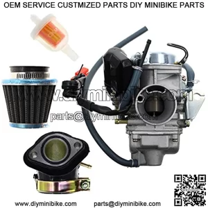 GY6 150cc Carburetor GY6 26mm Carb for Kazuma Baja Eagle Go Kart Carb with Air Filter