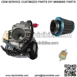 New Performance Carburetor W/Air Filter for DAZON RAIDER 150 150CC Go Kart Cart