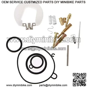 PZ19 Kit de reconstruccin de la reparacin de carburador de carburador PZ19 de 19 mm Compatible for la bicicleta de la bicicleta de suciedad ATV Kart Kart Buggy Taotao Motorcycle D40 Piezas d