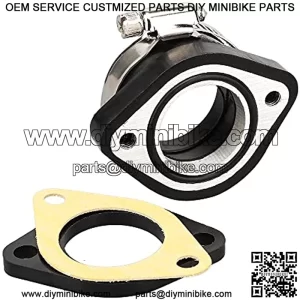 Racing partes motocicleta Air Colector de admisin 33 mm carburador Colector - Adaptador de carburador Colector Adaptador Botas de colector de admisin para Yamaha Minimoto dirt b