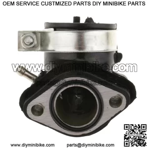 Tubo Colector De Admisin Para GY6 Ciclomotor Scooter De  Go Kart 110cc 125cc 150cc  Mltiple de admisin Pipe