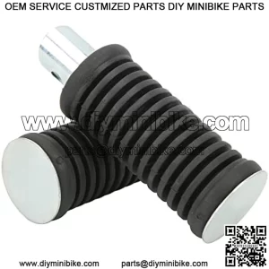 Foot Rest, Anti Slip High Strength Safe Footpegs 2pcs Aluminum Alloy for 196CC 6.0 6.5hp Mini Bikes