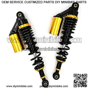 Cloud Rising Motorcycle Universal 340mm Rear Air Shocks Absorber for Honda Kawasaki Suzuki Go Kart Scooters Sport Street Bike