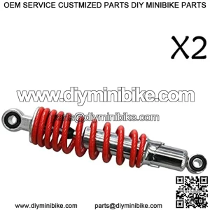 2PCS 270mm 10.6" Rear Shock Absorber Suspension Sensa-Trac Load for Quad ATV Go Kart Buggy