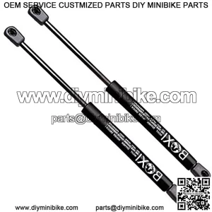 Qty(2) BOXI 6916 Lift Supports Struts Shocks Extended Length: 10.00 Inches, Compressed Length: 6.75 Inches, 82lbs Force, 10mm Ball Socket Struts 6916