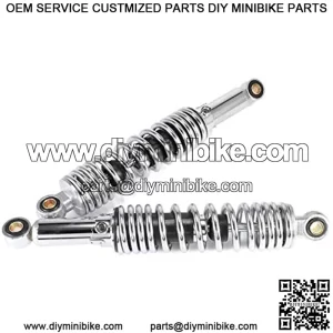 Rear Shock Universals 320mm 12mm Eye Motorcycle Accessories Air Shock Absorber Rear Suspension Fit for Yamaha Motors Scooter ATV Quad D30 Motorcycle Shock Absorber (Color : Dark Grey)