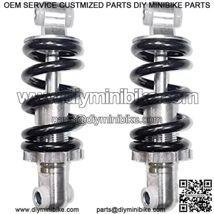 125mm 4.92" Bicycle Shock Absorber Rear Suspension 750LBS Fits for E-Bike ATV Go-Kart Scooter 49cc Mountain Bike2-pcs
