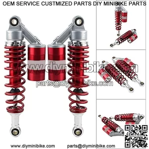 Pair Motorcycle 320mm Red Air Shock Absorbers ATV UTV Rear Suspension Shocks For ATV UTV Go Kart Quad Dirt Bikes