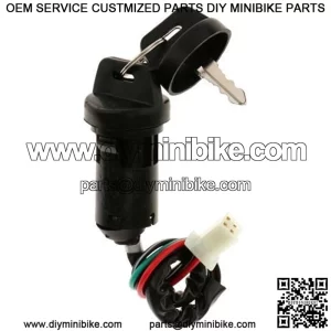 Generic Paquete de 4-10 Llaves de Encendido Scooter ATV ciclomotor Kart Motocicleta elctrica Interruptor de Bloqueo 4, 6 Piezas