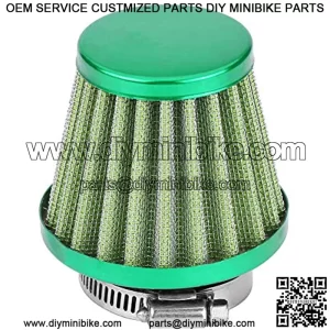 Motorcycle 38mm Air Filter Fuel Cleaner for 49cc 50cc 70cc 90cc 110cc 125cc 150cc 200cc ATV Quad Dirt Pit Bike Gy6 Scooter Go Kart (Green),5% coupon applied at checkout,with coupon