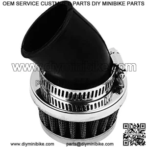Inlet 33m-35mm 45 Air Filter Cleaner Fit for Honda CT90 CT110 CT125 CT70 ATC70 SL70 XL70 CL70 C70 ATC90 ATC110 ATC125 ST90 SL90 CL90 CM91 TRX90 TRX70 TRX125 50cc 110cc 125cc ATV PIT DIRT BIKE