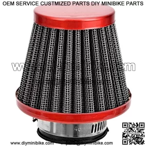 35mm Motorcycle Red Air Filter For 50cc 70cc 90cc 110cc 125cc Coolster Sunl Honda Yamaha Kawasaki Suziki ATV Quad Go Kart Pit Dirt Bike Parts