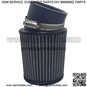High performance 2.5" Cone Air Filter for Go Karts and ATV's, Fits Any Engine with 2.5" Intake [4243]