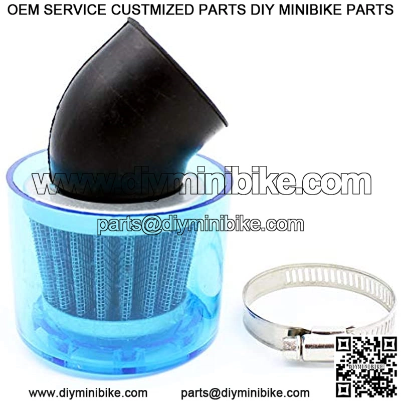 35mm Air Filter Cleaner 45 Degree Bend Splash Proof Plastic Cover Waterproof 50cc – 90cc 110cc 125cc Motorcycle ATV Quad Scooter Go Kart Moped Pit Dirt Racing Super Pocket Bike Baja TaoTao