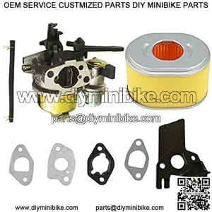 Carburetor Carb Intake Mainfold Kit For  GX160 GX200 5.5HP GX168 Pressure Washer Engine with Air Filter Go Kart Parts Replaces 16100-ZH8-W61