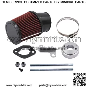 Fits Go-Karts & Mini Bikes 212cc 6.5 Hp Predator New Inlet Air Filter Kit