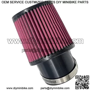 62mm Inlet Air Filter Cleaner for Predator 212cc 6.5 HP 196cc GX160 GX200 BT200X CT100X CT100U CT200U CC100X RTK100 RB200 Baja MB165 MB200 Trailmaster mid XRX Go Kart Cart Mini Bike