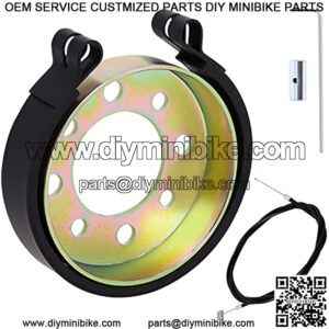 Go Kart 4″ Band Brake & 4″ Drum & Pin Kit with Throttle Cable fits for Go Kart Mini Bike ATV