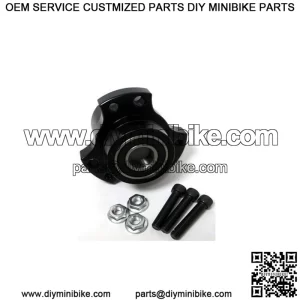 5/8-3/4 Black Front Wheel Hub 5/8" Bearing Go Kart Mini Bike Drift Trike Parts