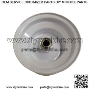 6" Wheel Steel, One Piece, With 3/4" Ball Bearings, 3" Hub Length, 4 1/2" Wide