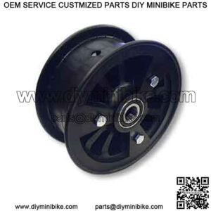 6" Wheel, 3" Wide For 1 5/8" OD Ball Bearings With 3/4" ID Precision Ball Bearings