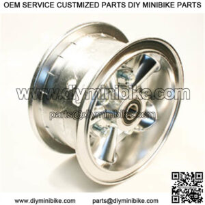 6" Astro Aluminum Wheel, 3" wide, 5/8" ID Bearing