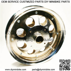 10" Steel Basic Wheel, Plated with 5/8" Bearing