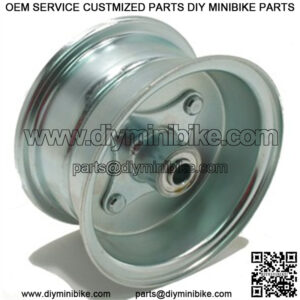 6" Steel Multi-Purpose Wheel, Centered 5/8" Ball Bearing Hub