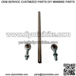 10" x 5/16-24 THD, Tubular Tie Rod Kit with Dxl Rod Ends