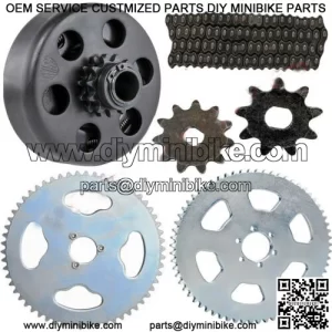 centrifugal go kart clutch 14t 3/4 bore with 420 chain 60t sprocket kit