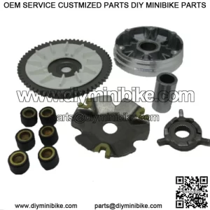 50cc variator gy6 scooter atv qmb139 qma139 roller clutch