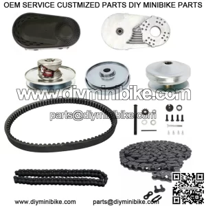 1″ 10T 12T #40 #41 #420 #35 30 SERIES TORQUE CONVERTER CLUTCH MINI GO KART CHAIN