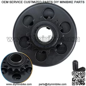 Centrifugal Go Kart Clutch,KIOIPO,13HP Go Kart Centrifugal Clutch 1inch Bore 14T 14 Tooth For 40 41 420 Chain,1 Inch Clutch
