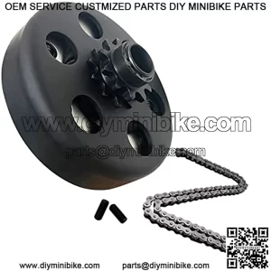 Go Kart/Mini Bike Clutch 5/8 Bore #35 Chain 11 Tooth Wish 35 Chain - by Scooter Parts Palace