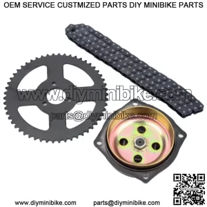 Bike 49cc Drive T8F Cadena con Pi n Trasero de Caja de Cambios Cadena trasera de la cadena T8F cadena