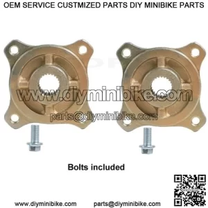 150cc quad atv rear wheel hub set