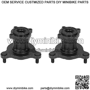 Buje de Rueda, 2 Piezas Buje de Rueda de Esprrago M8x3 de Acero para 50cc-125cc ATV Go Kart Dirt Quad Bike 6 7 8in Llanta de Llanta