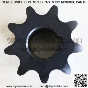 40-0042 is a standard #40, 9-tooth, sprocket with a 5/8 Bore (#40 Drive sprocket 9 tooth 0.625" Bore )