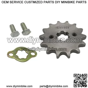 14T Dientes 17 Mm 428 Cadena Pi n Delantero Pi n Para 50/70/90/110/125 / 150CC   Pi n de cadena delantero 14T