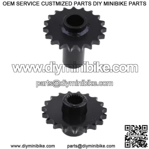 2 Piezas 19T 428 Pi n de Cadena Delantero Cog GY6 150cc Quad Dirt Bike  Buggy de Repuesto  Pi n de la rueda delantera 19T