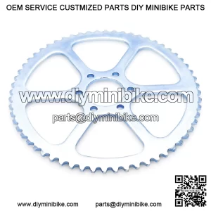 Upgrade #35 Chain 60 Tooth Rear Drive Sprocket Cog for 98cc 3.5hp Coleman CT100U CC100X Baja Hensim Doodle Bug DB30 Motovox MBX10 MBX11 MM-B80 Classic 1000w Electric Mini Bike Go Kart Parts