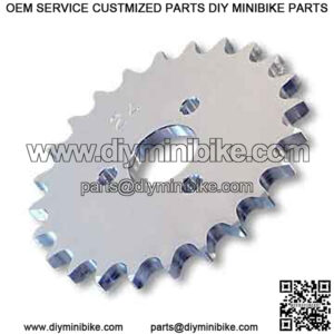 28 Tooth Engine Sprocket, Aluminum, 40 Chain 1" Bore, 1.680" Bolt Circle