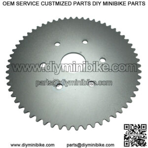 60 Tooth Steel Sprocket - 35 Chain , 3.25" Bolt Pattern, 1-3/8" Bore