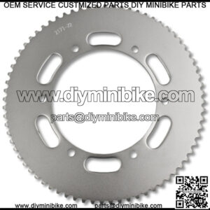 SPROCKET, STEEL, 35 CHAIN, 4.563 BORE, 6 HOLES, 5.25 BOLT CIRCLE, 72 TOOTH