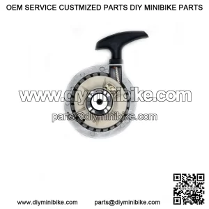 Pull Start Short Metal Type 1 Silver 47cc 49cc Air Cooled Mini Moto