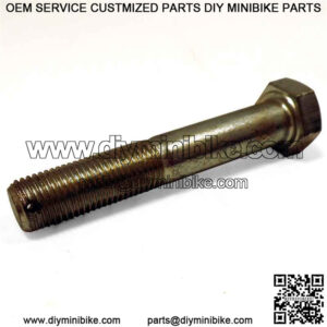 Bolt, 3/8-24 X 2-1/4", 1/16" Hole Drilled 3/32" From End, Zinc Plated