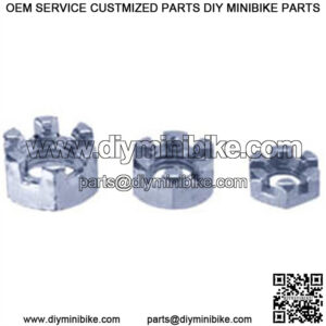 1/2-20 Slotted Hex Nuts